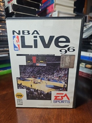 VTG Sega Video Game NBA Live 96 (Sega Genesis, 1995) Box EA Sports CIB