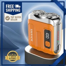 Mini Shaver USB Rechargeable Pocket Sized Portable Electric Shaver Razor For Men