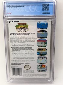 Teenage Mutant Ninja Turtles III: The Manhattan Project Graded 7.0 CGC Nes