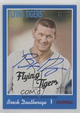 2019 Heritage Minor League Edition Real One Blue 95/99 Brock Deatherage Auto 7m3