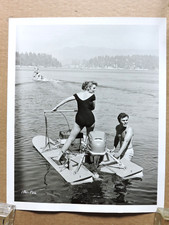 Jill St John with John Saxon orig leggy candid swimsuit photo 1957 Summer Love
