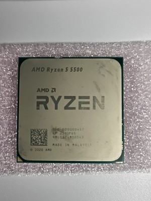 AMD Ryzen 5 5500 Desktop Processor (3.6 GHz, 6 Cores, Socket AM4) w/stock cooler
