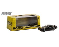 Greenlight 1:43 Rocky II Movie 1979 Pontiac Firebird Trans Am Black Model 86616