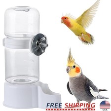 Automatic Bird Water Dispenser Parakeet Budgie Conure Cockatiel Hydration New