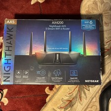 NETGEAR Nighthawk AX5 AX4200 RAX43 Wi Fi 6 Router 4 LAN USB 3.0