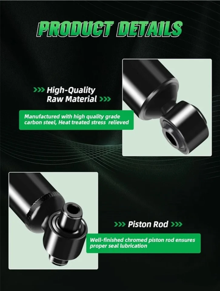 Rear Pair (2) Shock Absorber Compatible with Mazda MPV 2000 2001 2002 2003 NEW - Image 2 of 4