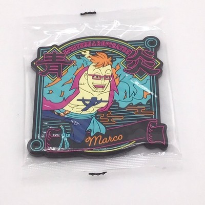Marco White Beard - One Piece - Ichiban Kuji - Rubber Coaster 3'' - US Seller