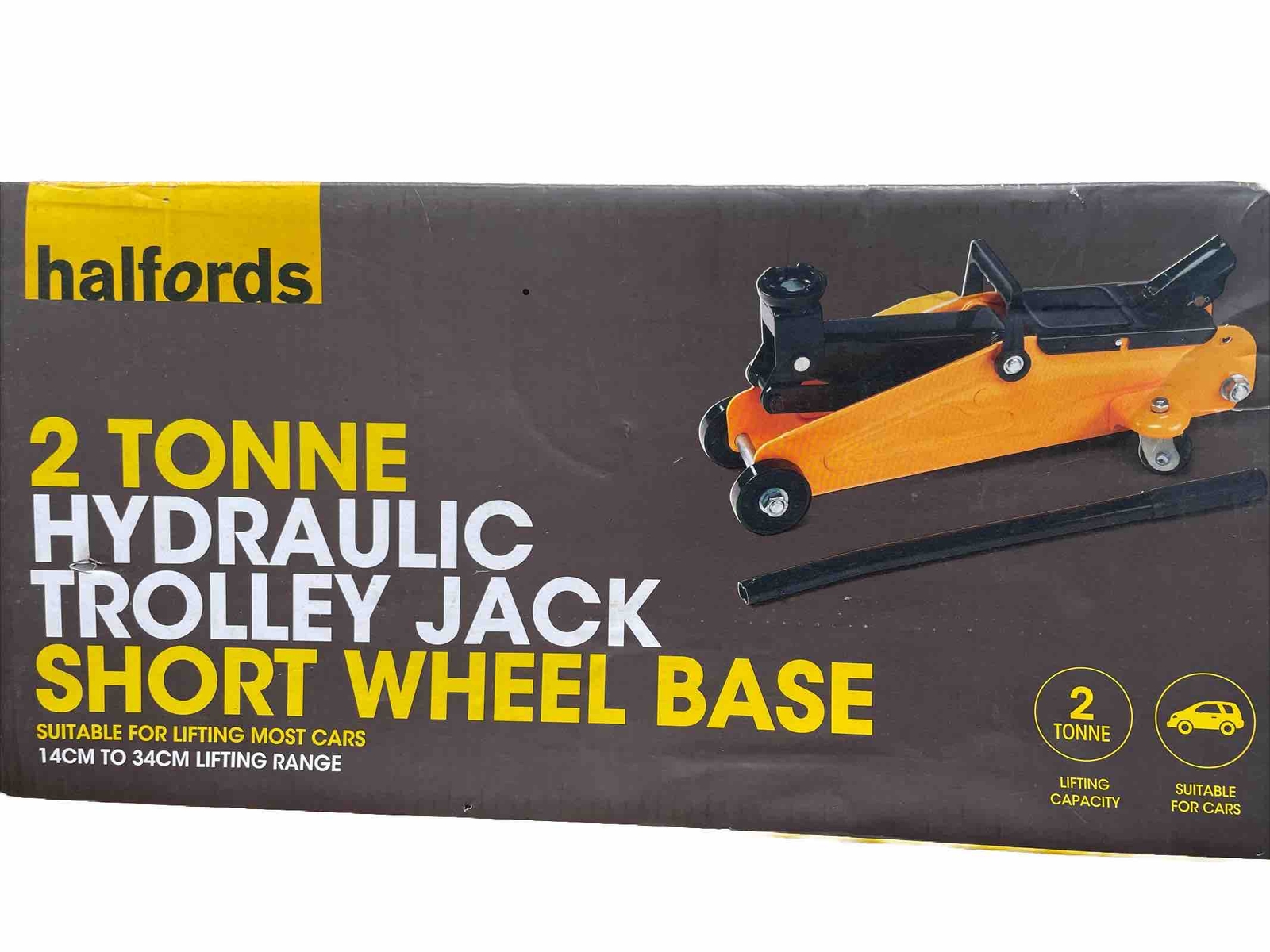 Halfords 2 Tonne Hydraulic Trolley Jack eBay