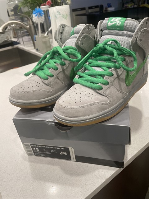 Size 7.5 - Nike SB Dunk High Silver Box 2016 for sale online | eBay