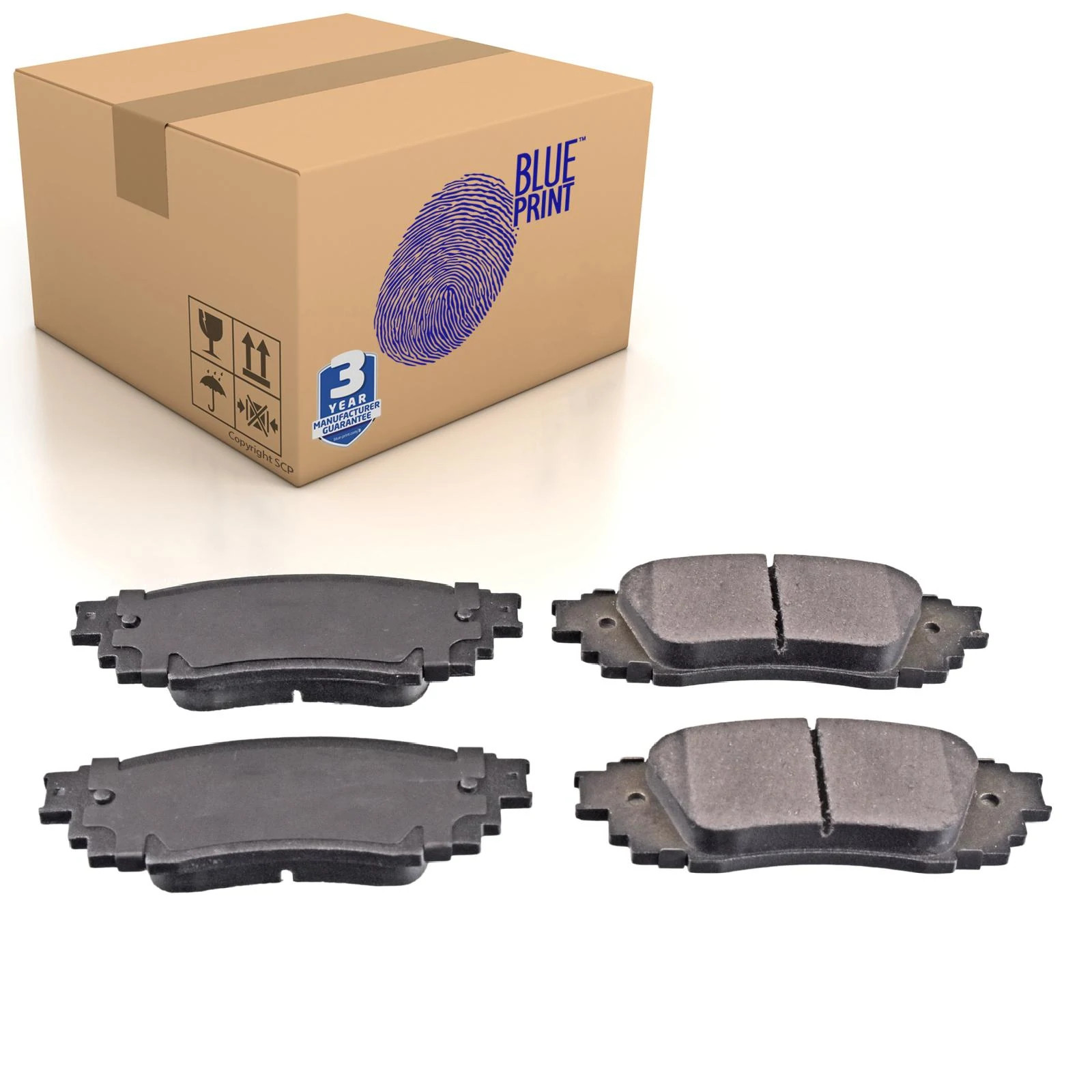 Fits BLUE PRINT ADT342227 Brake Pad Set, disc brake ADT342227 Brake pads set re - Image 6