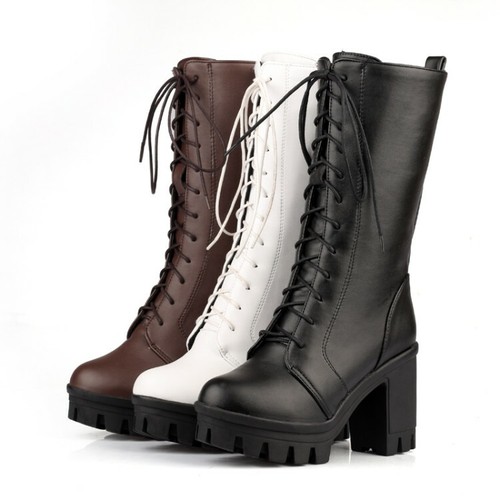 biker boots heels