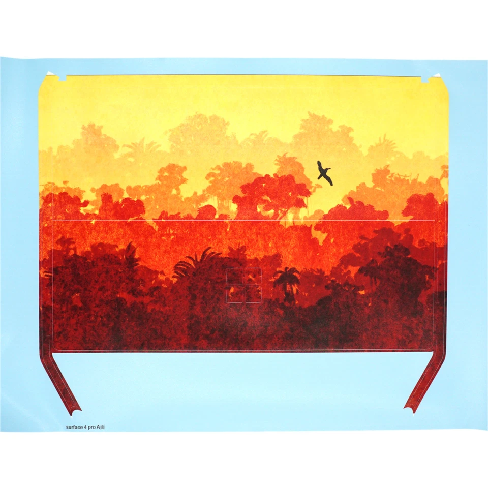 Back&Side Body Sticker Skin Decal Cover -Surface Pro 4/ Pro 2017-Autumn Forest - Image 2 of 4