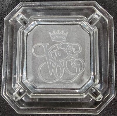 Venedig-Simplon Orient Express (VSOE) Vintage Glas Aschenbecher aus Luxuszug