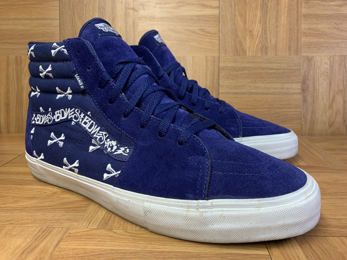 RARE🔥 VANS WTAPS SK8-Hi Crossbones Navy Syndicate S Original Sz