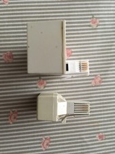 2 x Telephone Socket AdapterS : Double Adapter / Converters 2 into 1