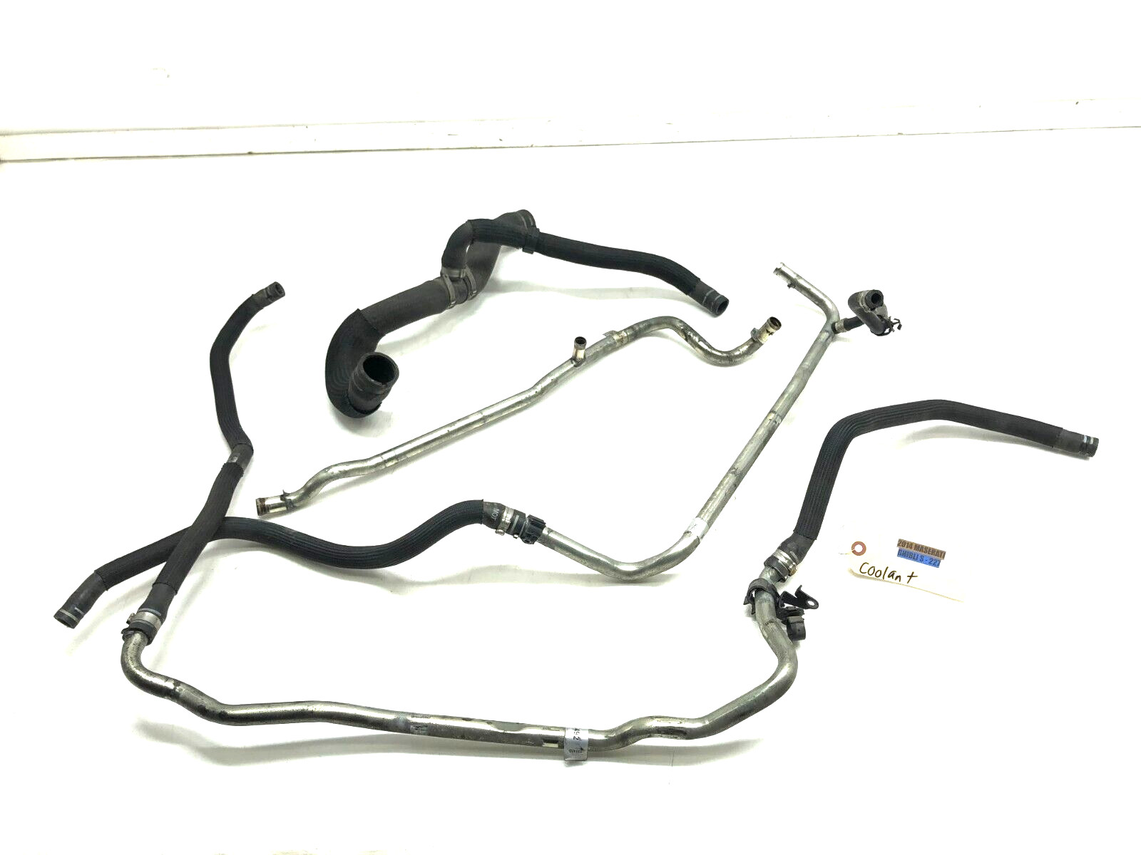 2014-2019 MASERATI GHIBLI 3.0L V6 ENGINE COOLANT TUBE LINE OEM.