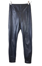 Wilfred Free Aritzia Faux Leather Pants Womens Small Black Vegan High Rise Daria