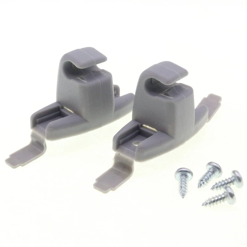 2X Clip de retención de parasol gris claro para BMW E39 serie 5 E38 serie 7 540i X5 Foto 4 de 4