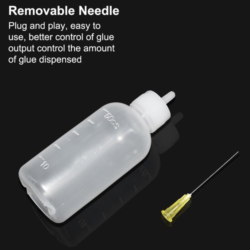 50ML Plastic Liquid Alcohol Bottle For Dispenser Rosin Solder Flux Repair Tools - Zdjęcie 7 z 9