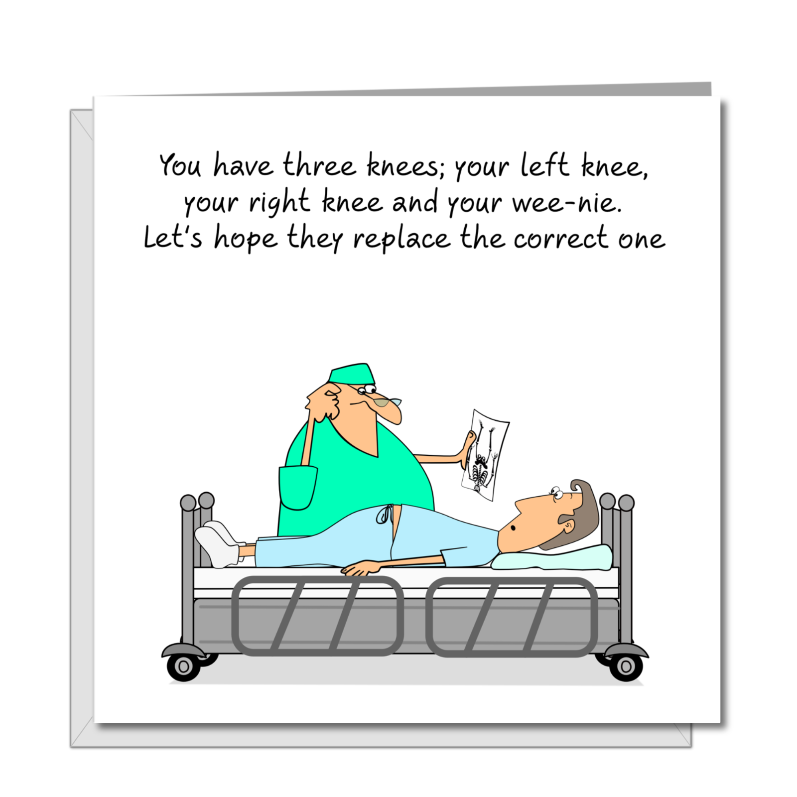 Funny Knee Replacement Surgery Card Congratulations New Knee operation  recovery | eBay