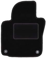 Fahrermatte Automatte Velours Schwarz für Volkswagen Golf VI 2009-2013