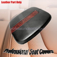 2007-2013 For Cadillac Escalade Leather Center Console Lid Cover Armrest Black