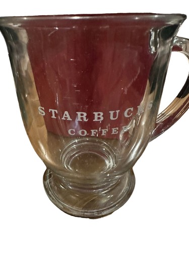 Starbucks Clear Coffee Mug by Anchor Hocking. Brand New - Picture 2 of 4
