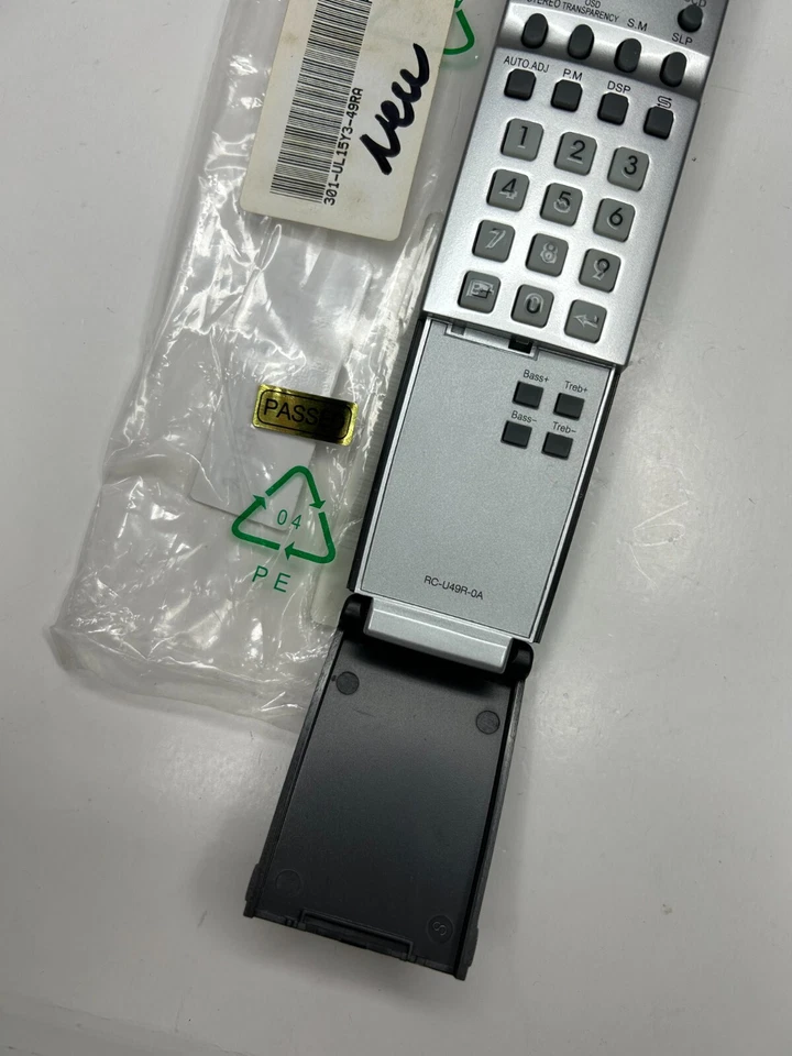 Polaroid RC-U49R-0A TV Remote Control OEM NOS fr FLM1511 LC15Y3E LC20Y15 RC20Y15 - Image 2 of 3