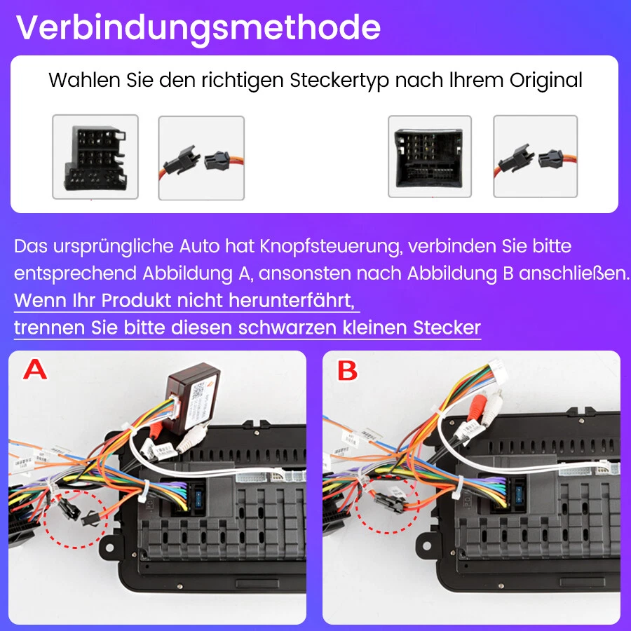 CarPlay Autoradio Android GPS Nav 2+64G Für VW GOLF 5 6 Passat Touran Tiguan EOS - Bild 3 von 4