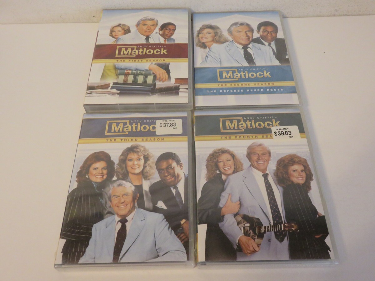 MATLOCK THE FIRST SECOND THIRD FOURTH SEASON 1 2 3 4 NEW