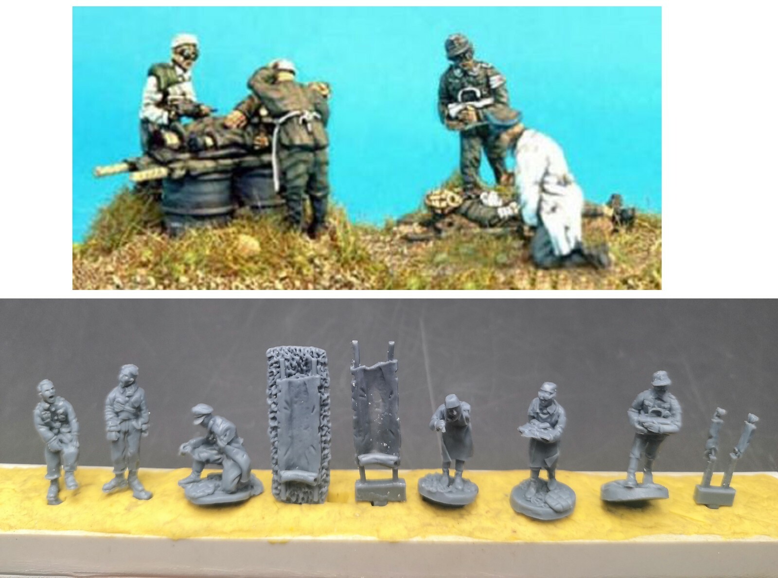 1/72 Resin WWII German Field Hospital Kit Unassembled Unpainted WH01 eBay