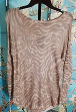 NWT Chaps Women's Animal Print Sweater, Size Small, Retail $79.00