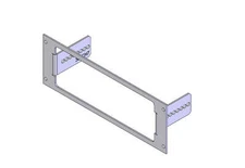 Havis C-EB30-CH7-1P 1-Piece Bracket, 3" Mounting Space, Fits M/A-COM CH-721