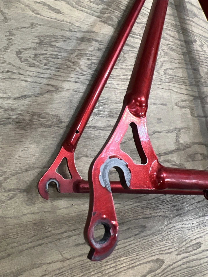 Sampson Kalispell Titanium Road Bike Frame Red 53cm Small - Image 2 of 4
