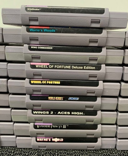 SNES Super Nintendo Original OEM Authentic *Pick Your Game* U to Z - Picture 3 of 126