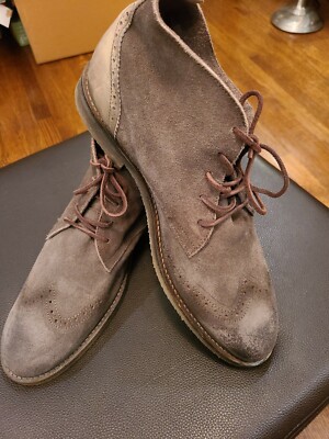 Rogue Men\'s Gray Suede Boots Rogue Boots Mens Gray Suede Sz 8.5 | eBay main image 2