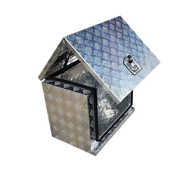 24"x15"x19" Aluminum Generator Tool Box Pickup Caravan Trailer Generator Toolbox - Image 3 of 4