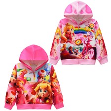 Felpa con cappuccio PeachPrincess bambina giacca bambino felpa con cappuccio zip top moda