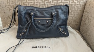 balenciaga city navy blue