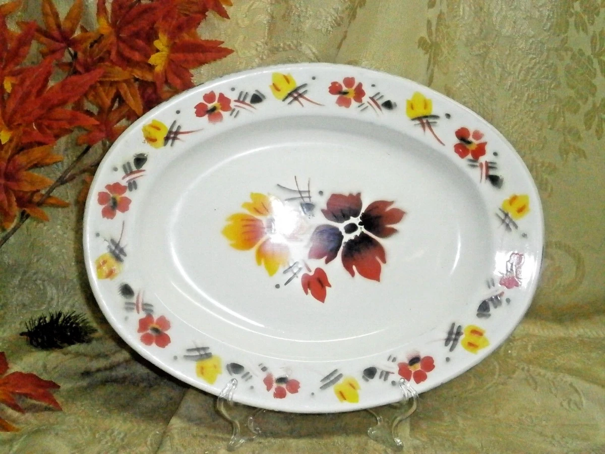 Assiette / Plat / Plateau émaillé Vintage 60's - Design Fornasetti