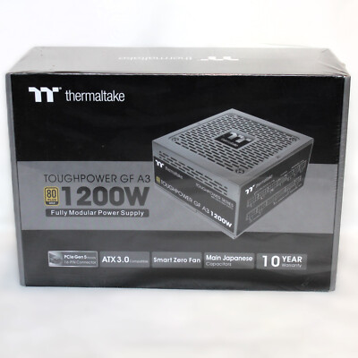 Thermaltake Power Supply Toughpower GF A3 1200W 80 PLUS Gold PSU Gen 5 ATX 3.0