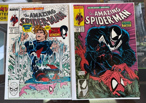 Amazing Spider-Man #315 Very Fine+ 8.5 #316 Very Fine 8.0 1st Print Venom Lot - 第 1/5 張圖片
