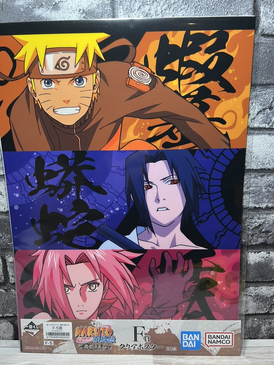 Anime Naruto Shippuden Naruto Sasuke Sakura clear poster