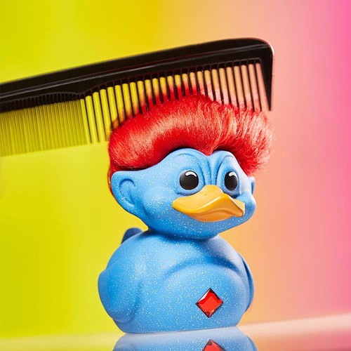 Official Trolls Blue Troll (blur with red hair) TUBBZ Collectable - 第 3/6 張圖片