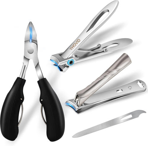 Toe Nail Clippers for Men, Toenail Clippers for Thick Nails for Seniors, German
