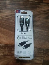 Ihome 6ft 4K Ultra HD Hdmi To Hdmi Cable - New & Sealed In Factory Packaging!