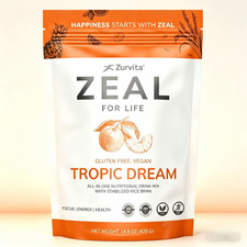 Zurvita Zeal for Life Tropic Dream 420g All-in-One Nutritional Drink Mix