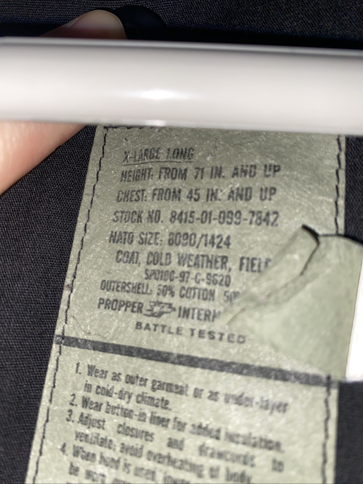 Propper International Gray Tactical Military Coat… - image 3