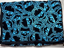 Swag Golf Blue Stacked Skulls Towel 2022 Release - Out Of Stock 42" x 18" New 