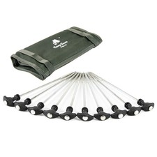 Zeltheringe T-Pegs Erdn&auml;gel 10 St&uuml;ck 30 cm Heringe Outdoor Zeltn&auml;gel CampFeuer